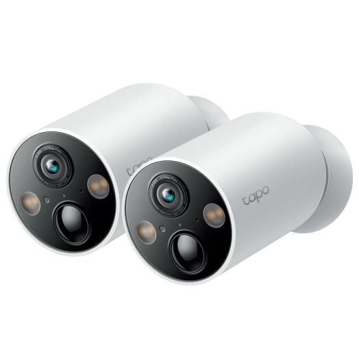 TP-Link Tapo C425 4MP/2K+ Full-Color Smart Wire-Free Security Camera - 2 Pack