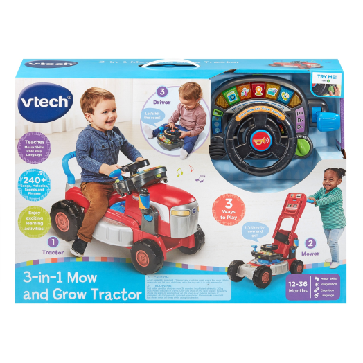 Get Growing Tractor & Mower Ride-On