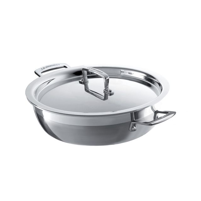 Classic 3-ply Stainless Steel Shallow Casserole Dish-26