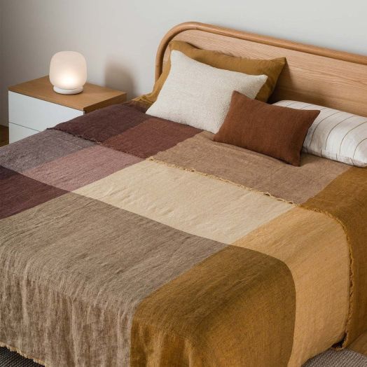 Citta Design Morandi Bedspread - Mulberry/Multi