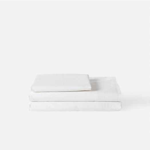 Citta Essentials Washed Egyptian Cotton Fitted Sheet