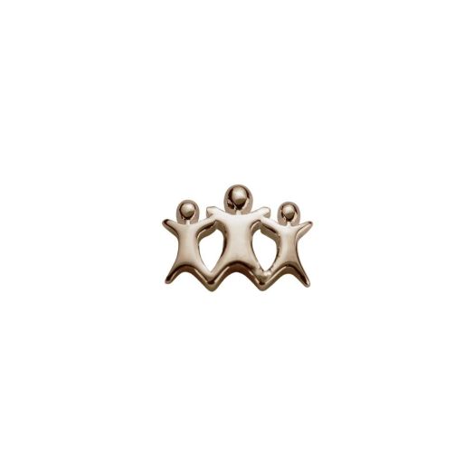 STOW Stowaways Charm - My Family - 9ct rose gold