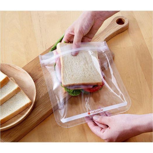 Ziptuck Reusable Sandwich Bags Clear 18cm Set of 2