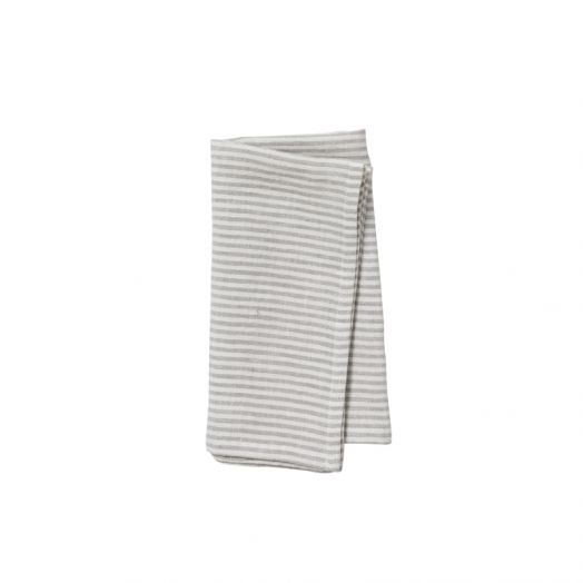 Stripe Linen Napkin Set 4
