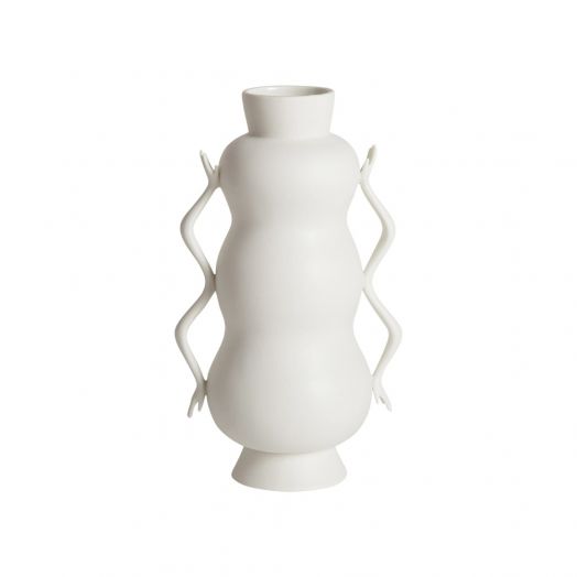 Eve Triple Bulb Vase - White