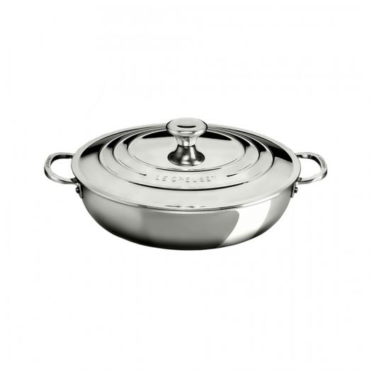 Signature 3-Ply Stainless Steel Shallow Casserole Pan