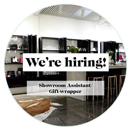 Work for Mildred&Co: SHOWROOM ASSISTANT / GIFT-WRAPPER